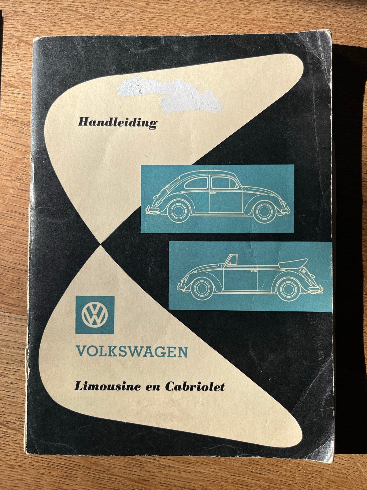 Handleiding Volkswagen Kever Limousine en Cabriolet 1961, Ophalen of Verzenden