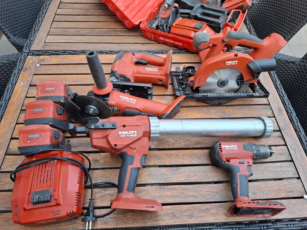 Hilti 22V, Ophalen