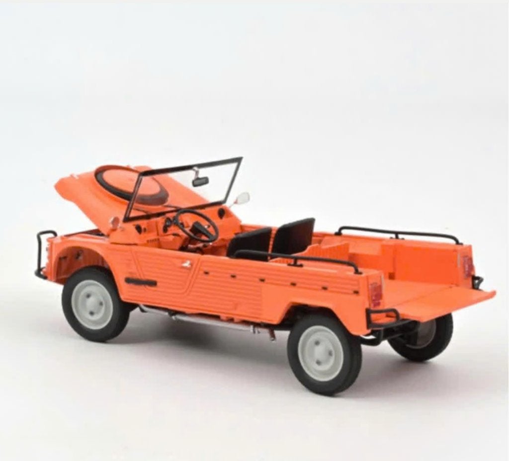 Citroen Mehari 4x4 '79 schaal Oranje 1/18 NOREV ref: 181654, Hobby en Vrije tijd, Verzenden, Nieuw, Auto, Norev