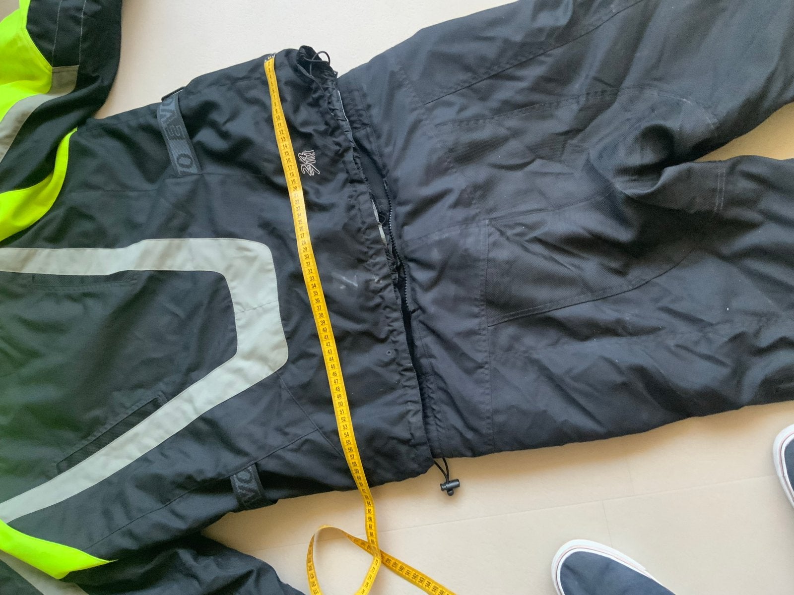 Motorpak Evolution textiel jas en broek - Zwart/Neon geel, Ophalen of Verzenden, Tweedehands, Heren, Combipak
