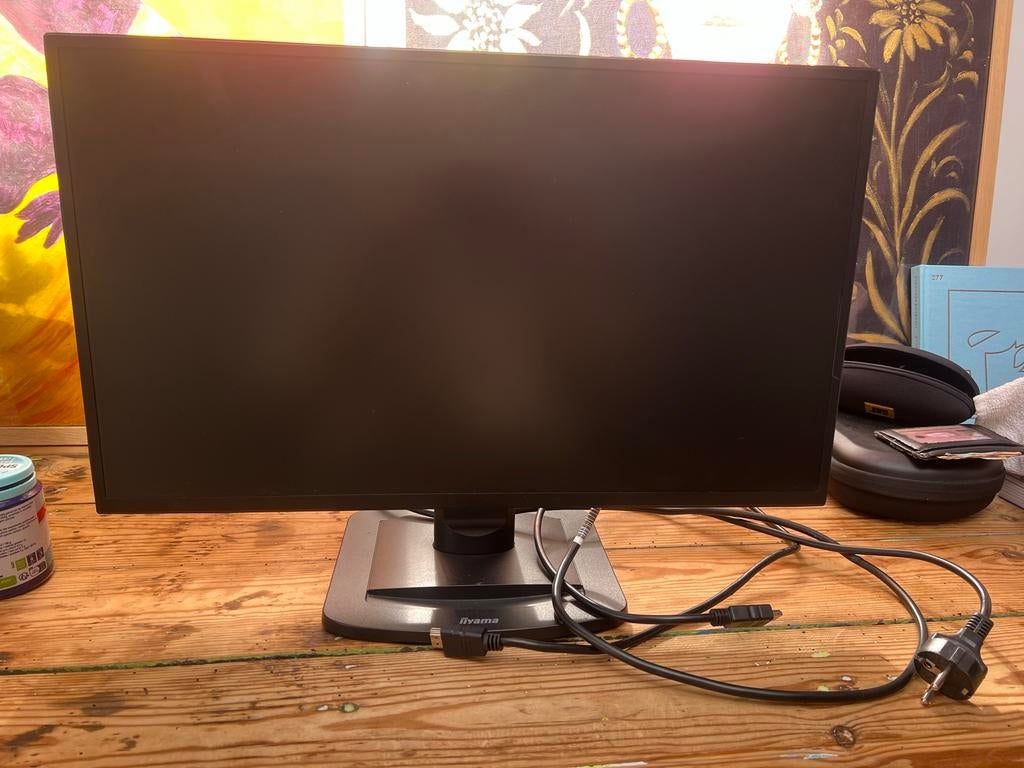 Iiyama ProLite E2481HS-B1 24 inch monitor, Computers en Software, Monitoren, Gebruikt, HDMI, Full HD, Ophalen