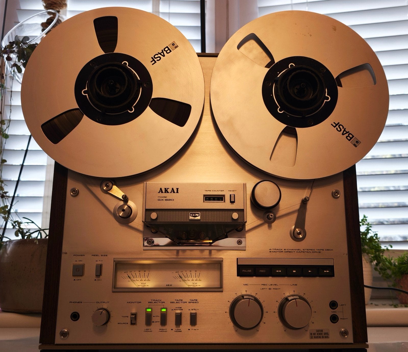 Akai GX-620, Ophalen, Bandrecorder