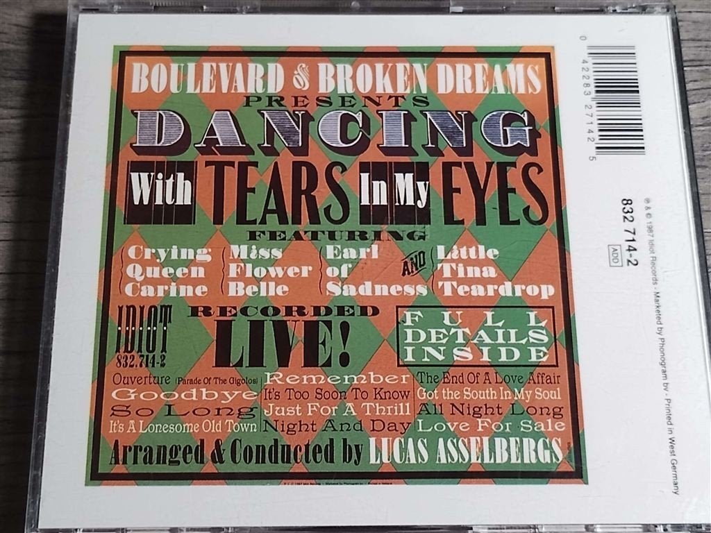 Boulevard Of Broken Dreams ‎– Dancing With Tears In My Eyes, Ophalen of Verzenden, Zo goed als nieuw, Jazz