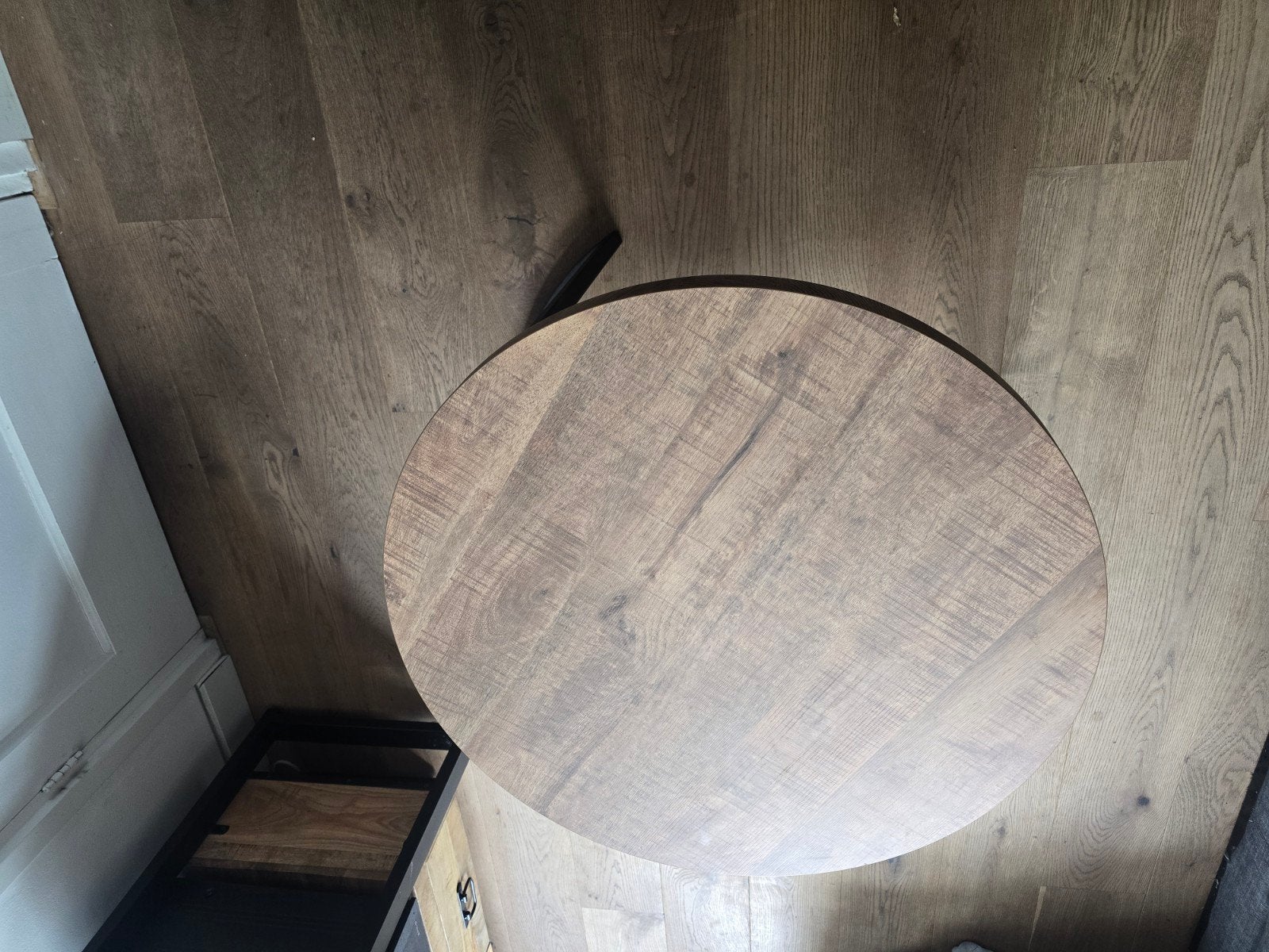 Mango houten tafel, Ophalen, 50 tot 100 cm, Rond, Nieuw