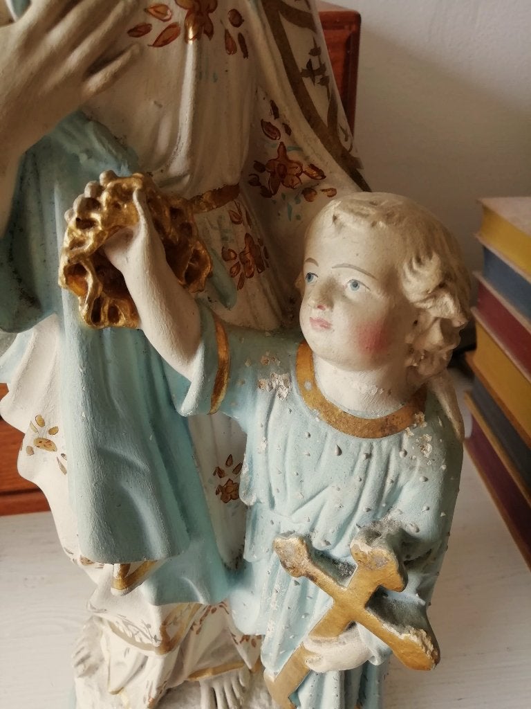 Heilig beeld religie heiligenbeeld Maria Jozef Jezus familie, Ophalen of Verzenden