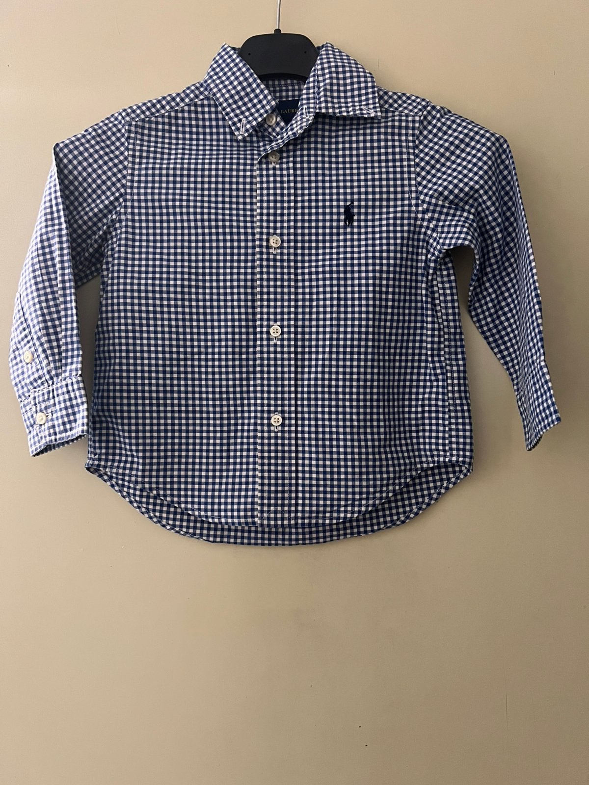 Overhemd ralph lauren 104, Kinderen en Baby's, Kinderkleding | Maat 104, Ophalen of Verzenden, Zo goed als nieuw, Jongen, Overhemd of Blouse
