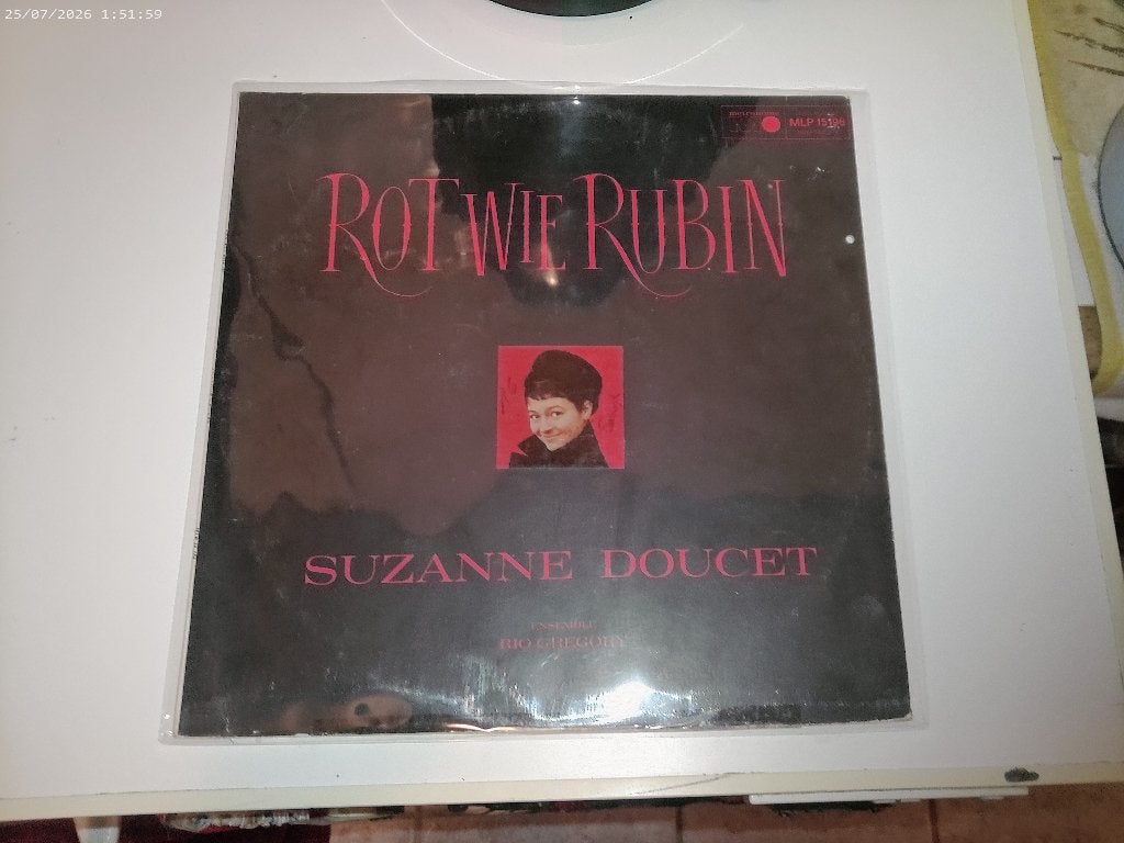 LP Suzanne Doucet - Rot wie Rubin, LP, Gebruikt, Ophalen of Verzenden, 12 inch