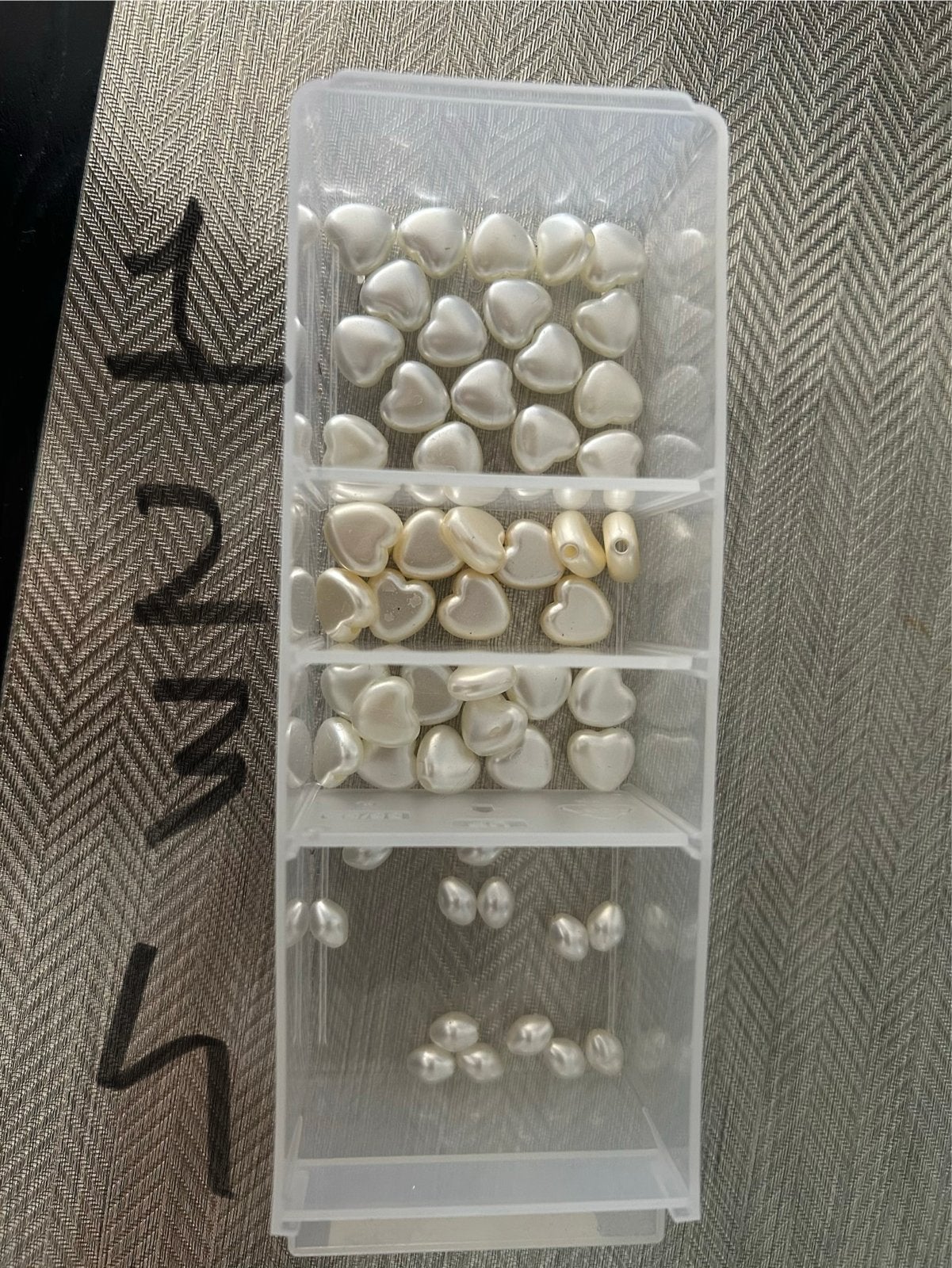Witte parel kralen voor sieraden maken, Ophalen of Verzenden, Zo goed als nieuw, Kraal