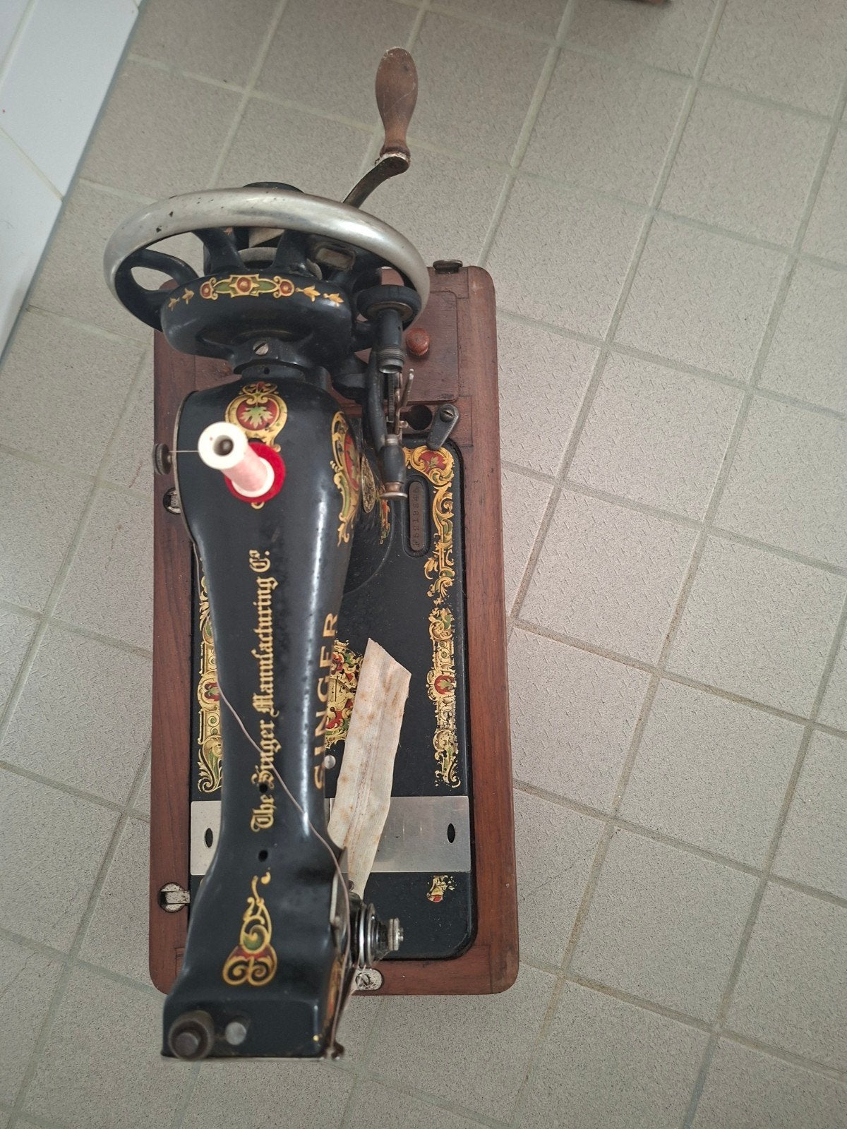 antieke Singer naaimachine, Antiek en Kunst, Ophalen