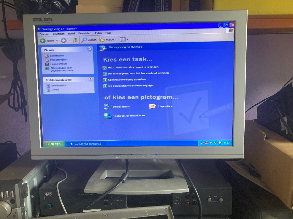 Medion 19" LCD (WXGA+) monitor, Computers en Software, Ophalen, Gebruikt, Ingebouwde speakers, Medion