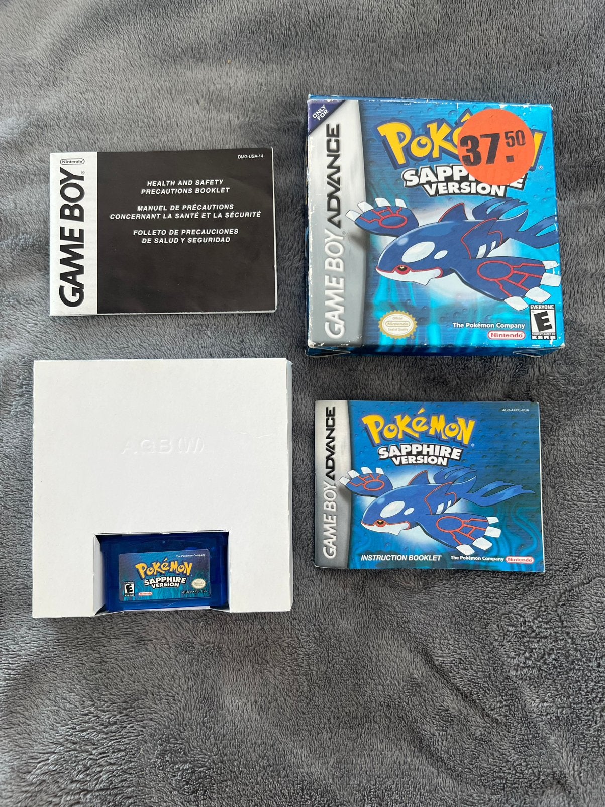 Pokémon Sapphire gameboy advance game, Spelcomputers en Games, Games | Nintendo Game Boy, Gebruikt, Avontuur en Actie, 1 speler