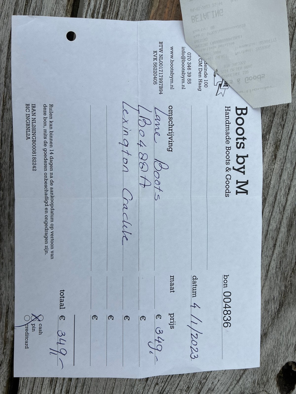 Foto 9 van Handgemaakte leren cowboylaarzen Boots by M maat 39