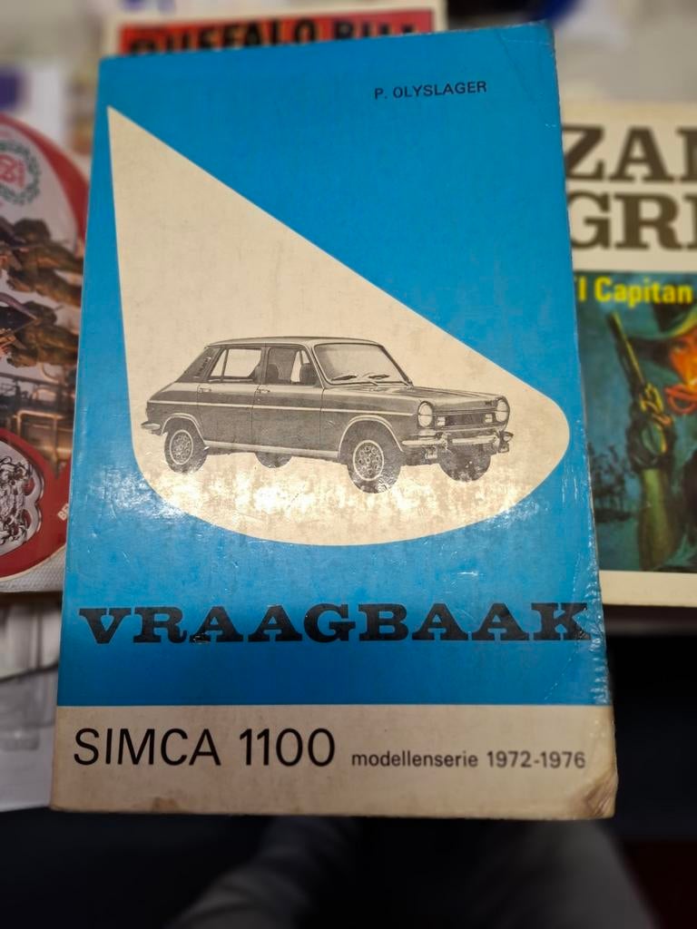 Vraagbaak Simca 1100 (1972-1976) in goede staat, Auto diversen, Handleidingen en Instructieboekjes, Ophalen of Verzenden