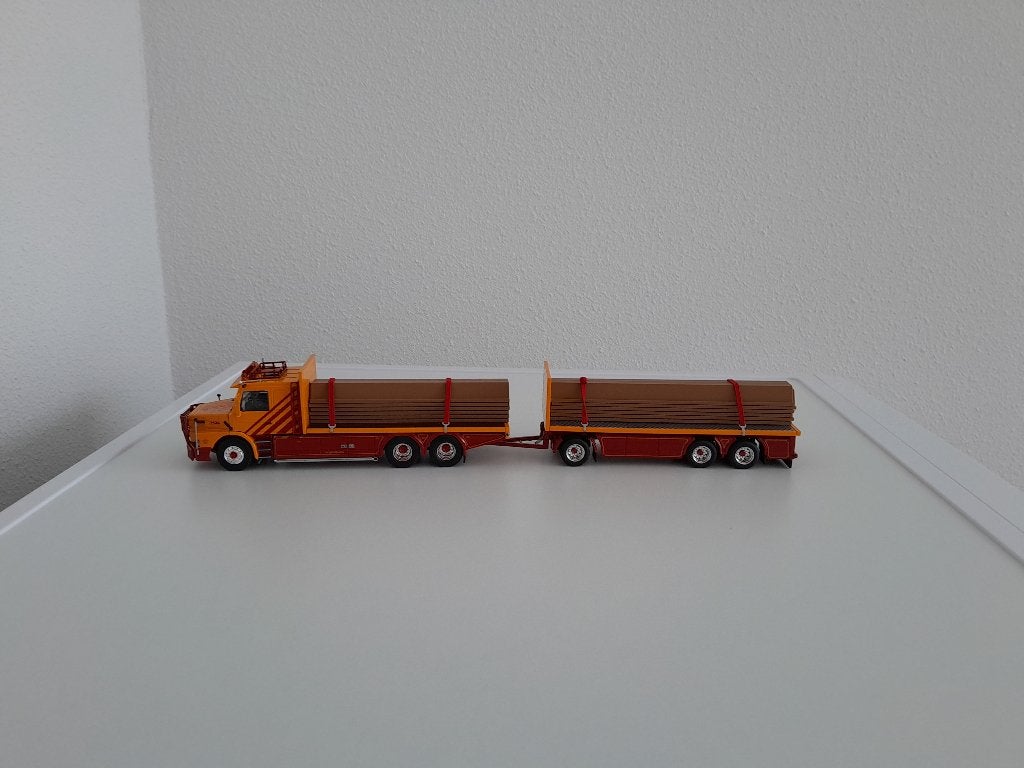 Scania Torpedo VsB Motorwagen met aanhanger en lading ., Hobby en Vrije tijd, Verzenden, Nieuw, Bus of Vrachtwagen, Tekno