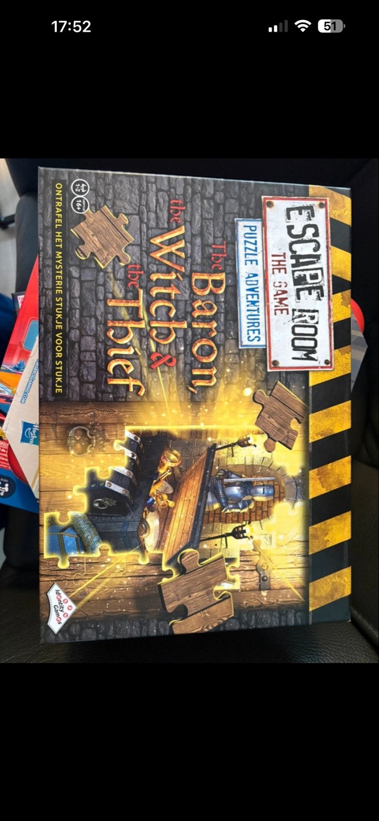 Escape Room The Game: The Witch, The Baron & The Thief, Een of twee spelers, Ophalen of Verzenden, Zo goed als nieuw