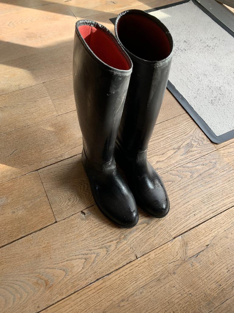 Rijlaarzen maat 37 smalle schacht, Dieren en Toebehoren, Paardrijkleding, Ophalen, Kinderen, Overige soorten, Zo goed als nieuw