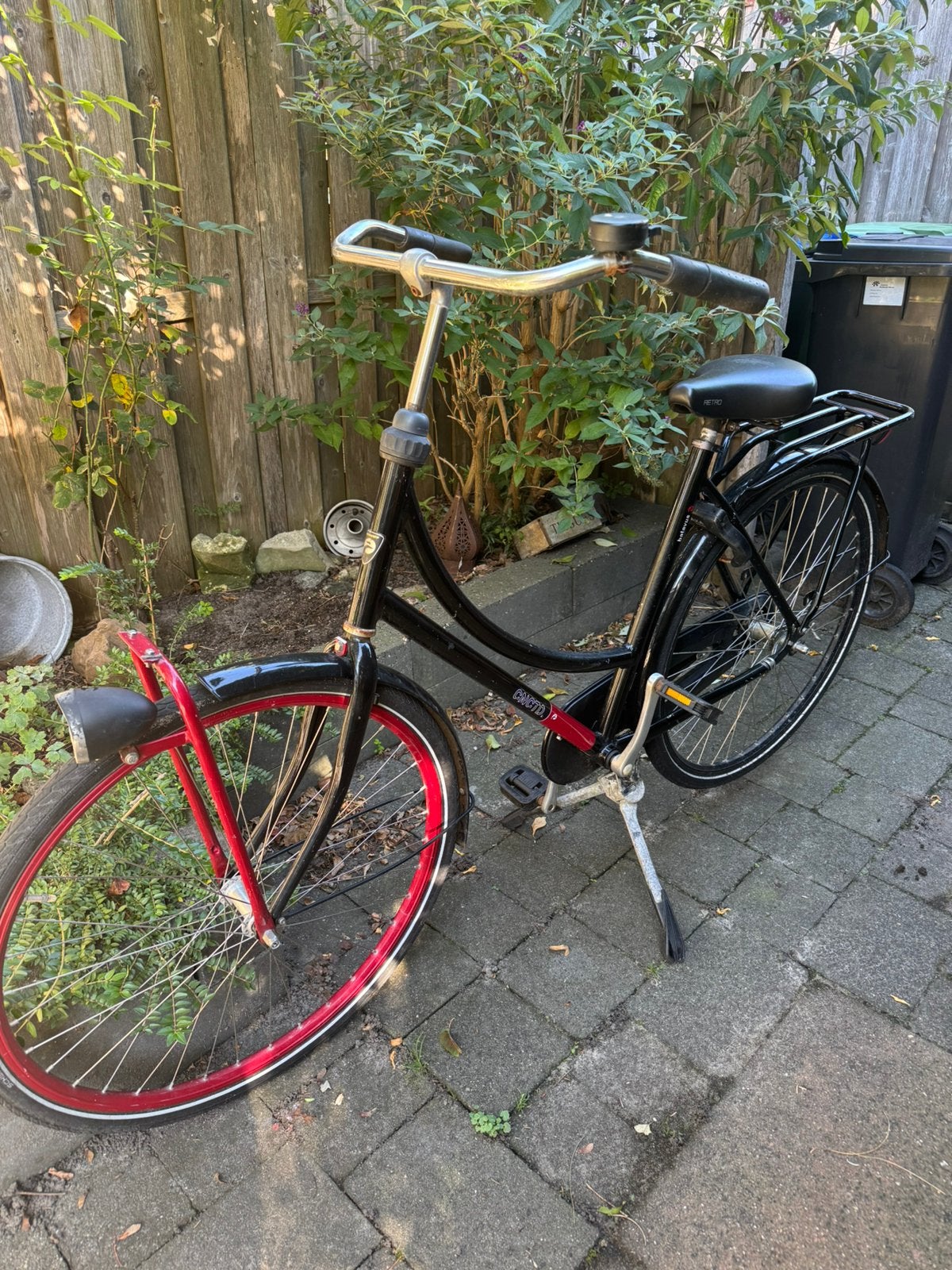 Dames fiets, Ophalen, Gebruikt, Terugtraprem