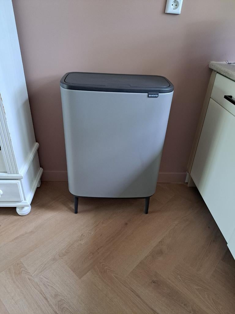 Brabantia Bo Touch Bin Hi 2x 30L, Ophalen, Gebruikt, Kunststof, Modern