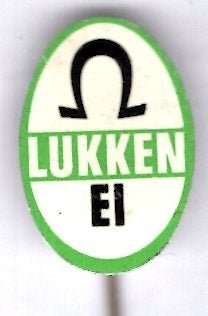 Lukken EI blik speldje ( N_105a), Verzamelen, Verzenden, Zo goed als nieuw, Transport, Speldje of Pin