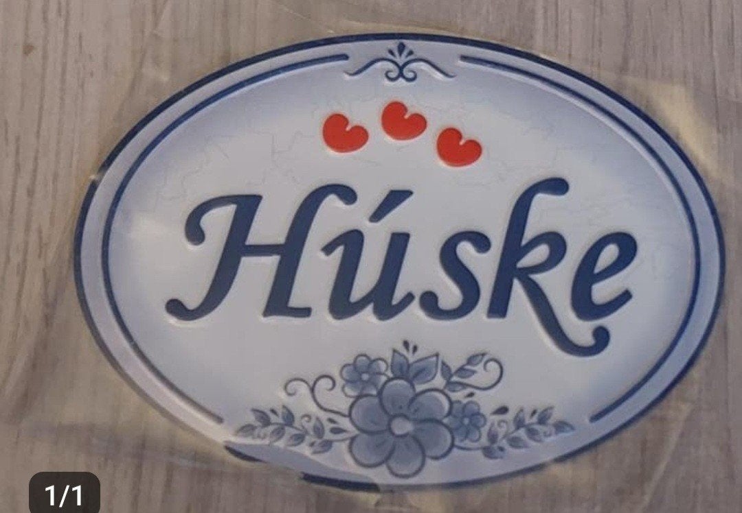 Fries huske bordje, Ophalen of Verzenden, Nieuw