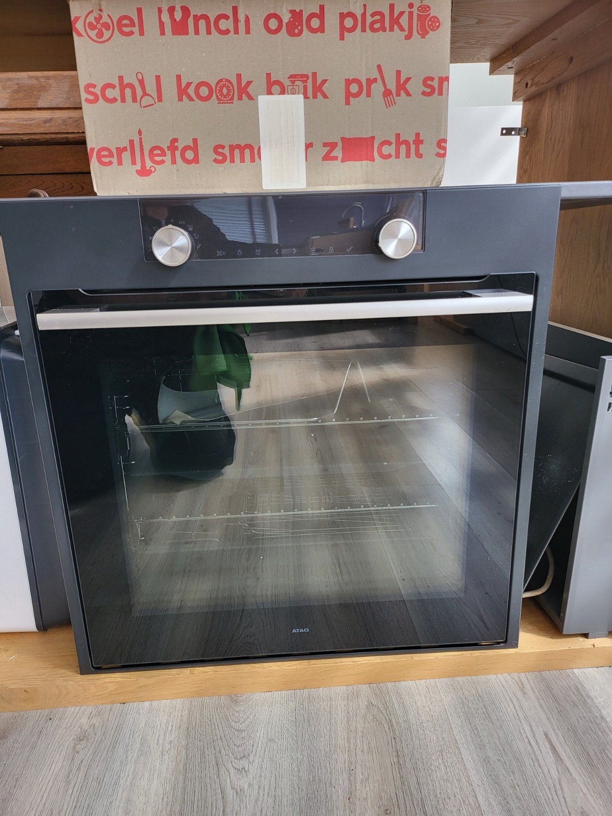 ATAG Inbouw Oven met Hete Lucht en Grill - Zo goed als nieuw, Ophalen, Hete lucht, 60 cm of meer, Zo goed als nieuw