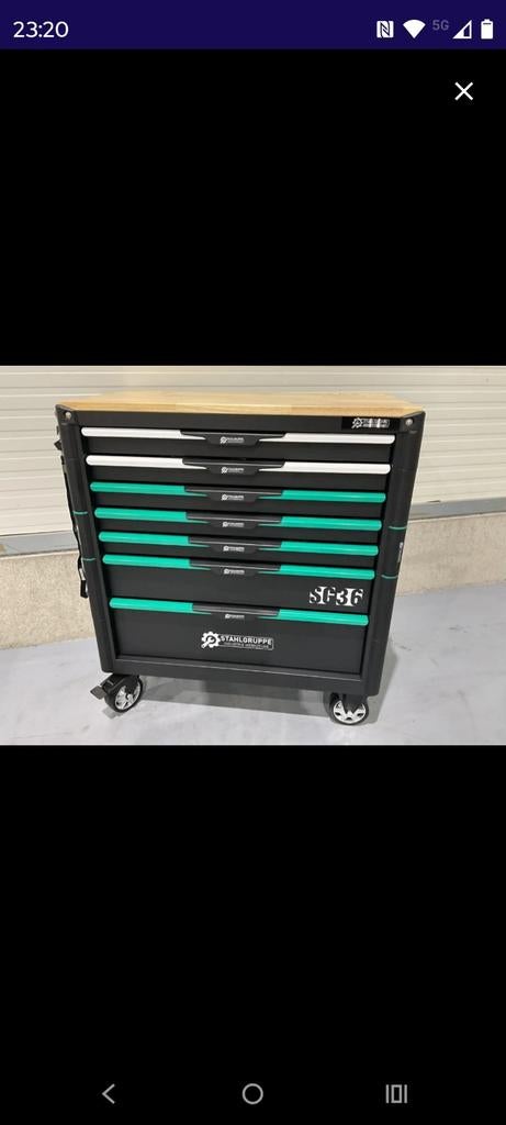 Hagelnieuwe Verrijdbare Gereedschapswagen Stahlgruppe, Ophalen of Verzenden, Nieuw