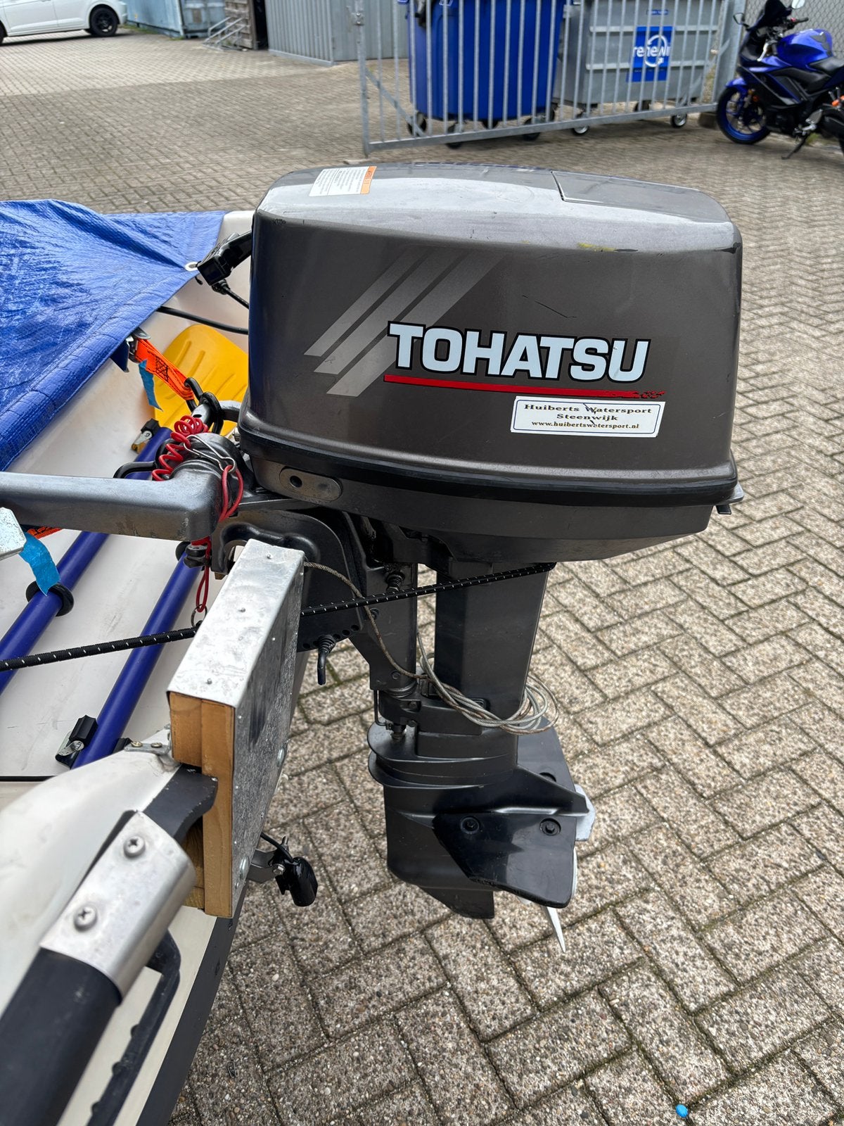8pk Tohatsu 2 tak, Ophalen, Gebruikt, Motor en Techniek