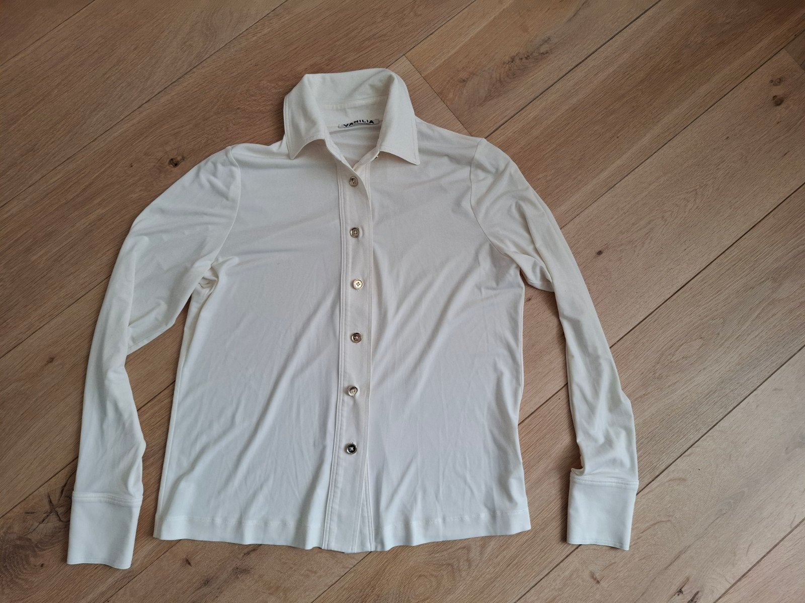 mooie Vanilia blouse mt 42, Vanilia, Beige, Maat 42/44 (L), Ophalen of Verzenden