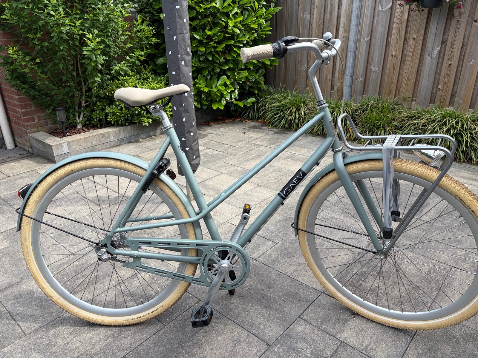 Gaev Dames Stadsfiets Hazy California - Z.G.A.N. 3 versn., Versnellingen, 56 cm of meer, Zo goed als nieuw, Ophalen