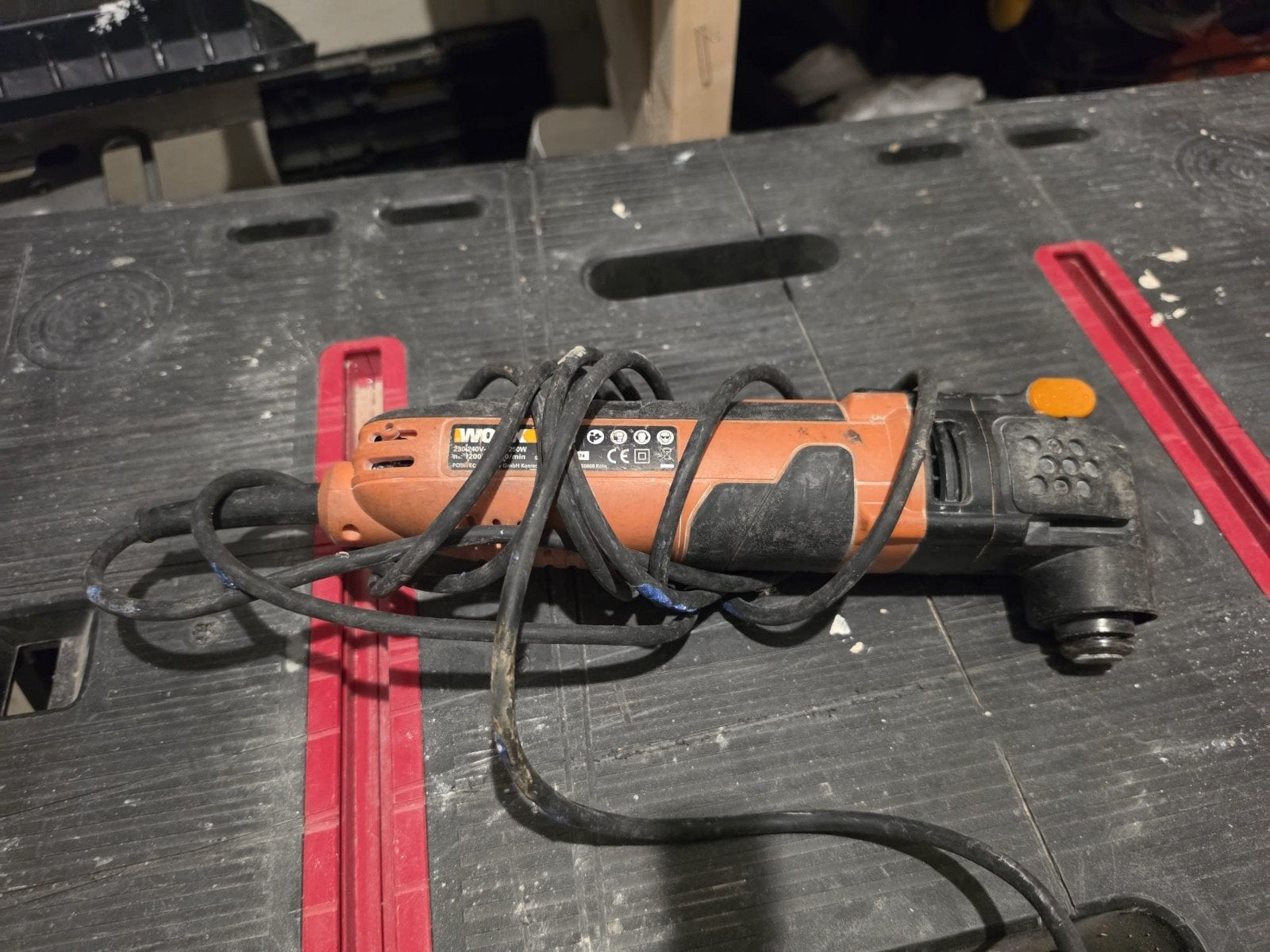 Multitool Worx, Ophalen
