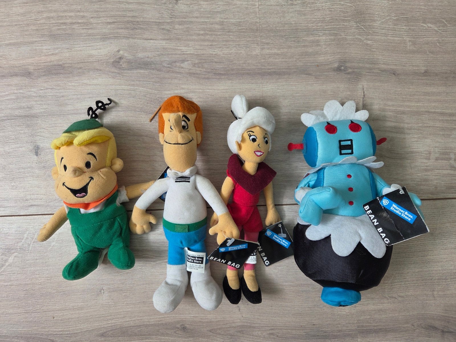 The Jetsons Warner Bros 1998 Bean Bag Knuffels Set, Ophalen, Zo goed als nieuw