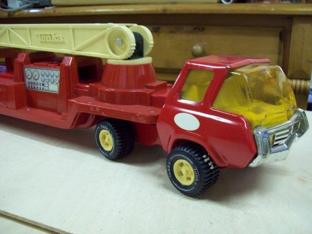 TONKA brandweerwagen brandweer grote en kleine Vaderdag, Verzamelen, Ophalen of Verzenden, Gebruikt, Auto's