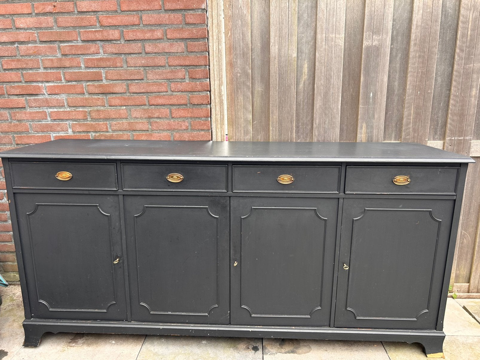 Antieke gerestylde kast / dressoir, Huis en Inrichting, Woonaccessoires | Overige, Ophalen, Gebruikt, Hout