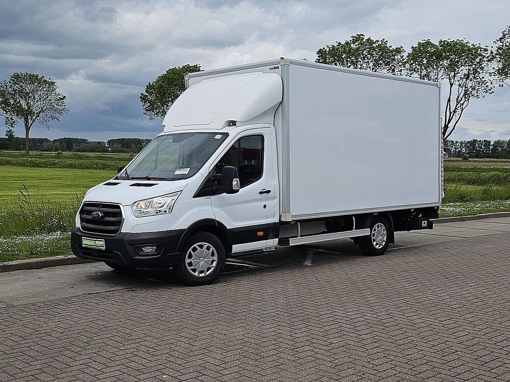FORD TRANSIT 350 schuifzeil ac euro6, Auto's, Gebruikt, Euro 6, 129 pk, Wit