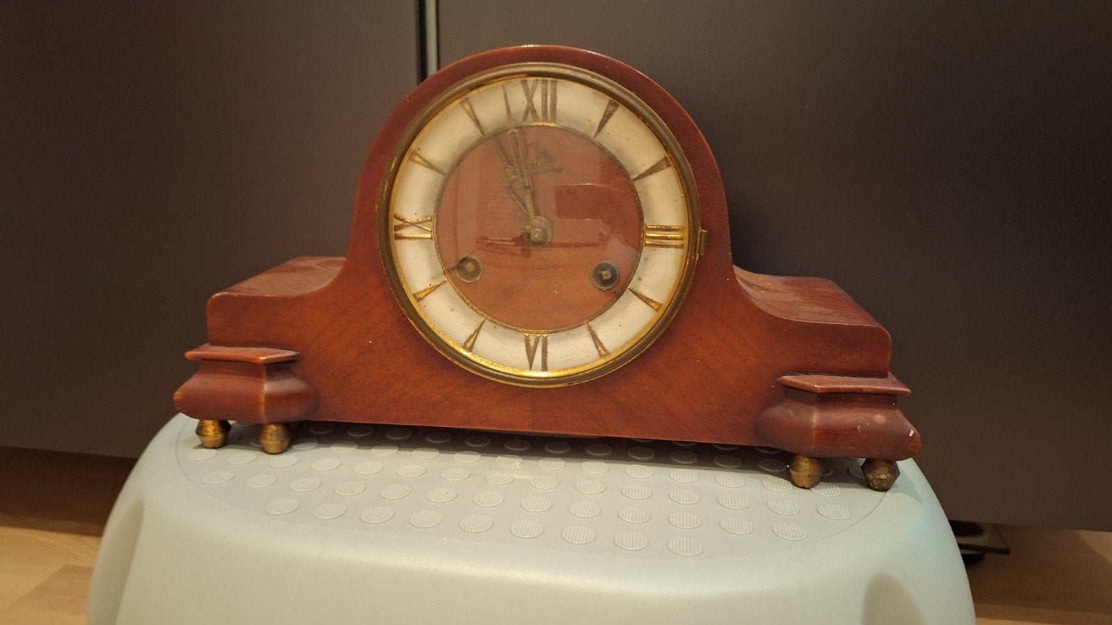 Vintage JUBA schoorsteenklok jaren 50 – opknapper, Ophalen