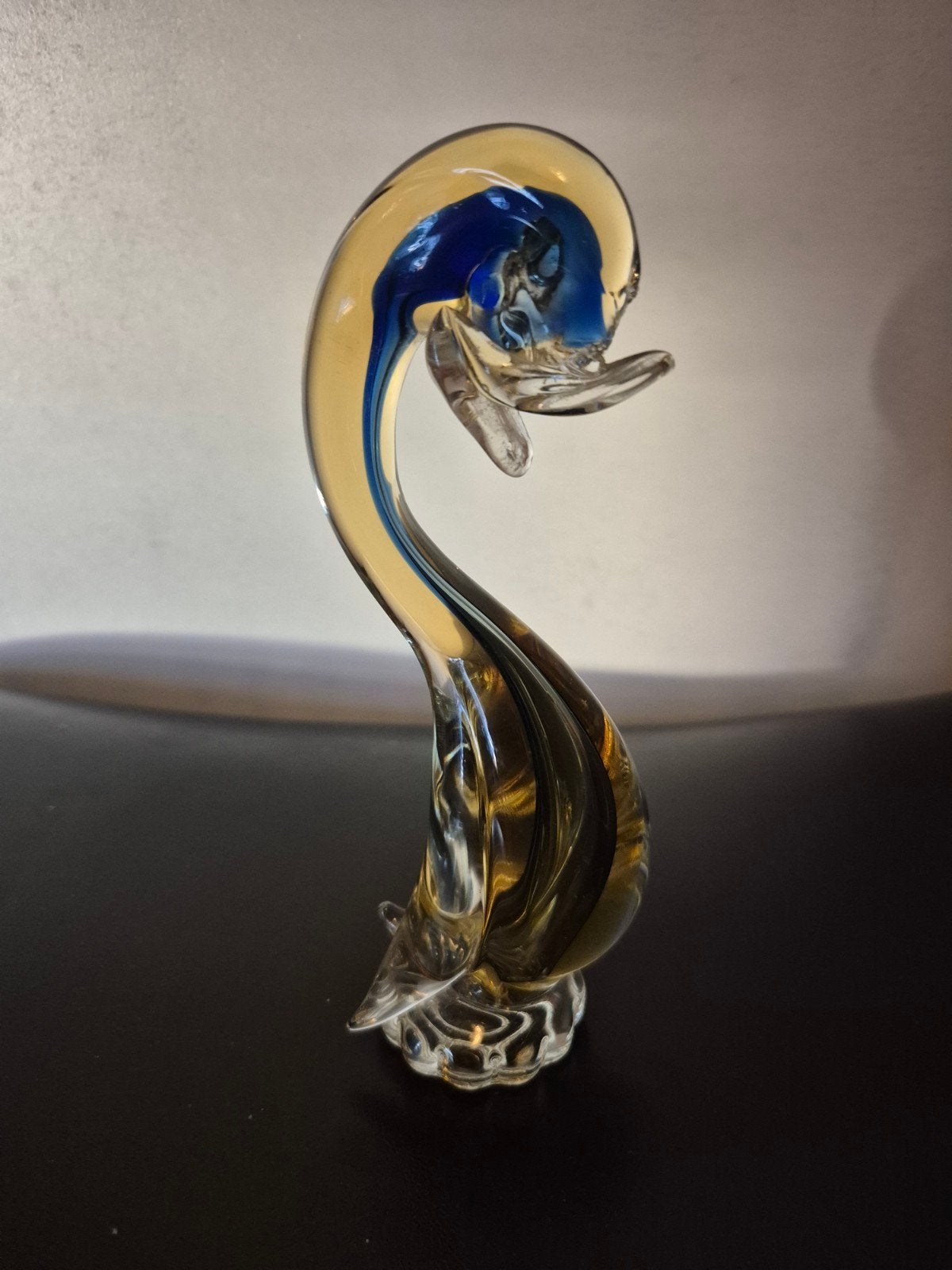 Vintage Murano Zwanenbeeldje, Ophalen of Verzenden, Zo goed als nieuw, Dier