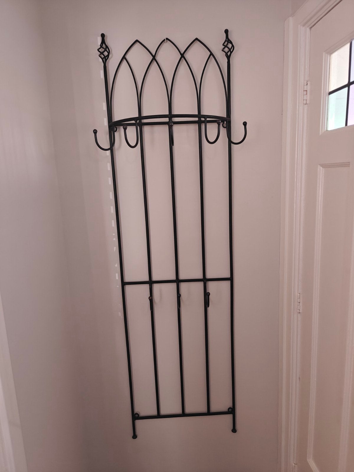 Antieke metalen kapstok, 177 cm hoog, 60 cm breed, Huis en Inrichting, Woonaccessoires | Kapstokken, Zo goed als nieuw, Metaal