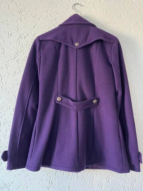 Excessive winterjas 70% wol, zgan, Verzenden, Paars, Excessive, Zo goed als nieuw