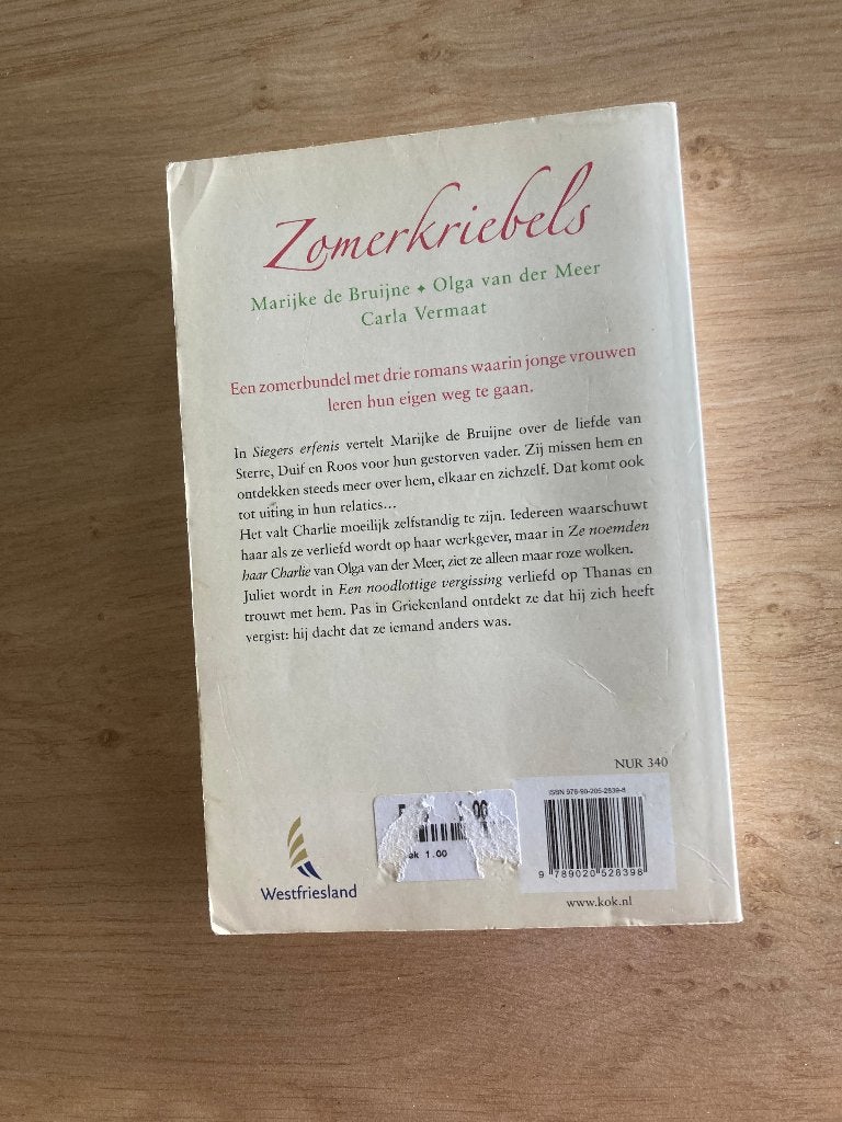 bundel Zomerkriebels, Ophalen of Verzenden, Gelezen