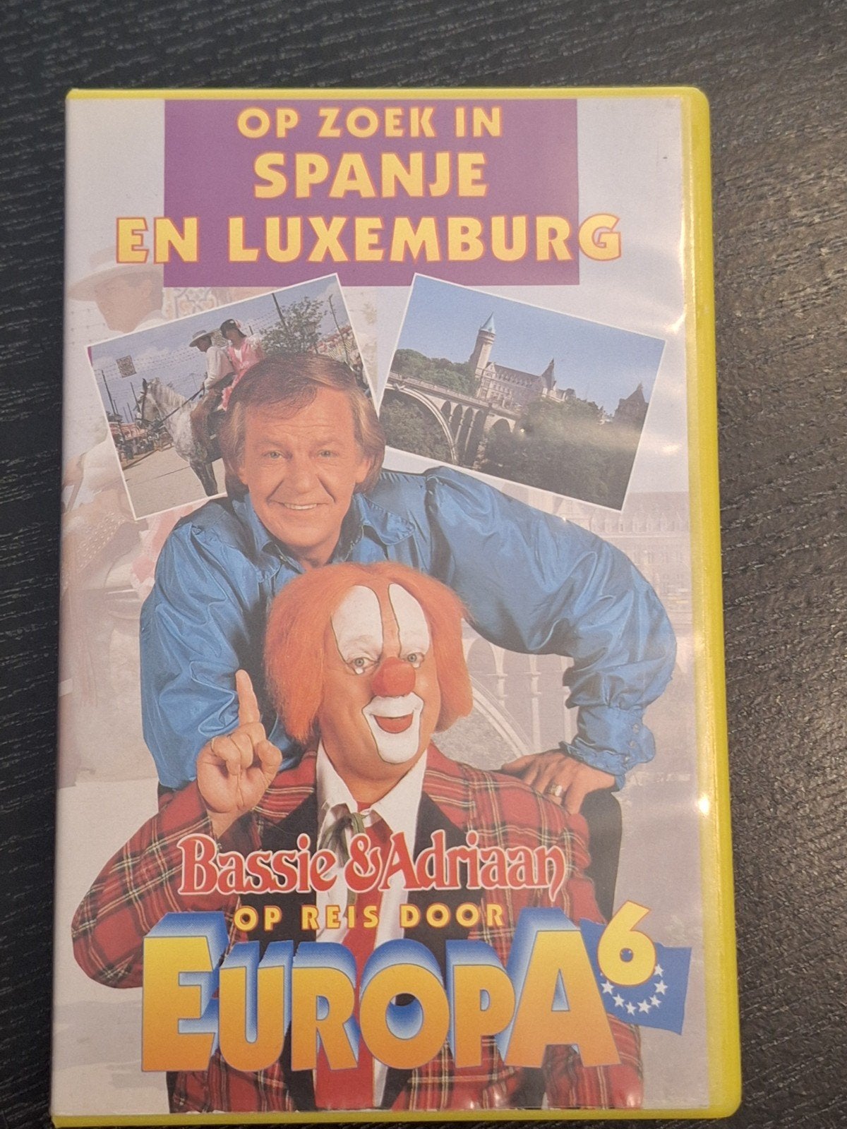 Bassie & Adriaan Europa 6: Op Zoek in Spanje en Luxemburg, Cd's en Dvd's, VHS | Kinderen en Jeugd, Gebruikt, Alle leeftijden, Kinderprogramma's en -films