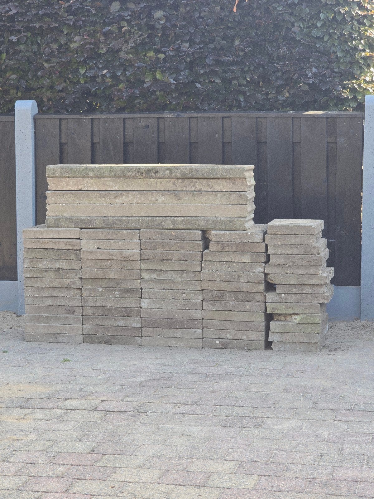Stoeptegels 30x30, Ophalen, Gebruikt, Minder dan 5 m², Beton