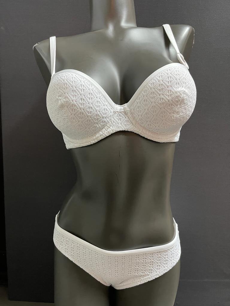 Andres sarda bikini maat 70c /40 en 70d /44 magda, Verzenden, Nieuw, Wit, Overige typen