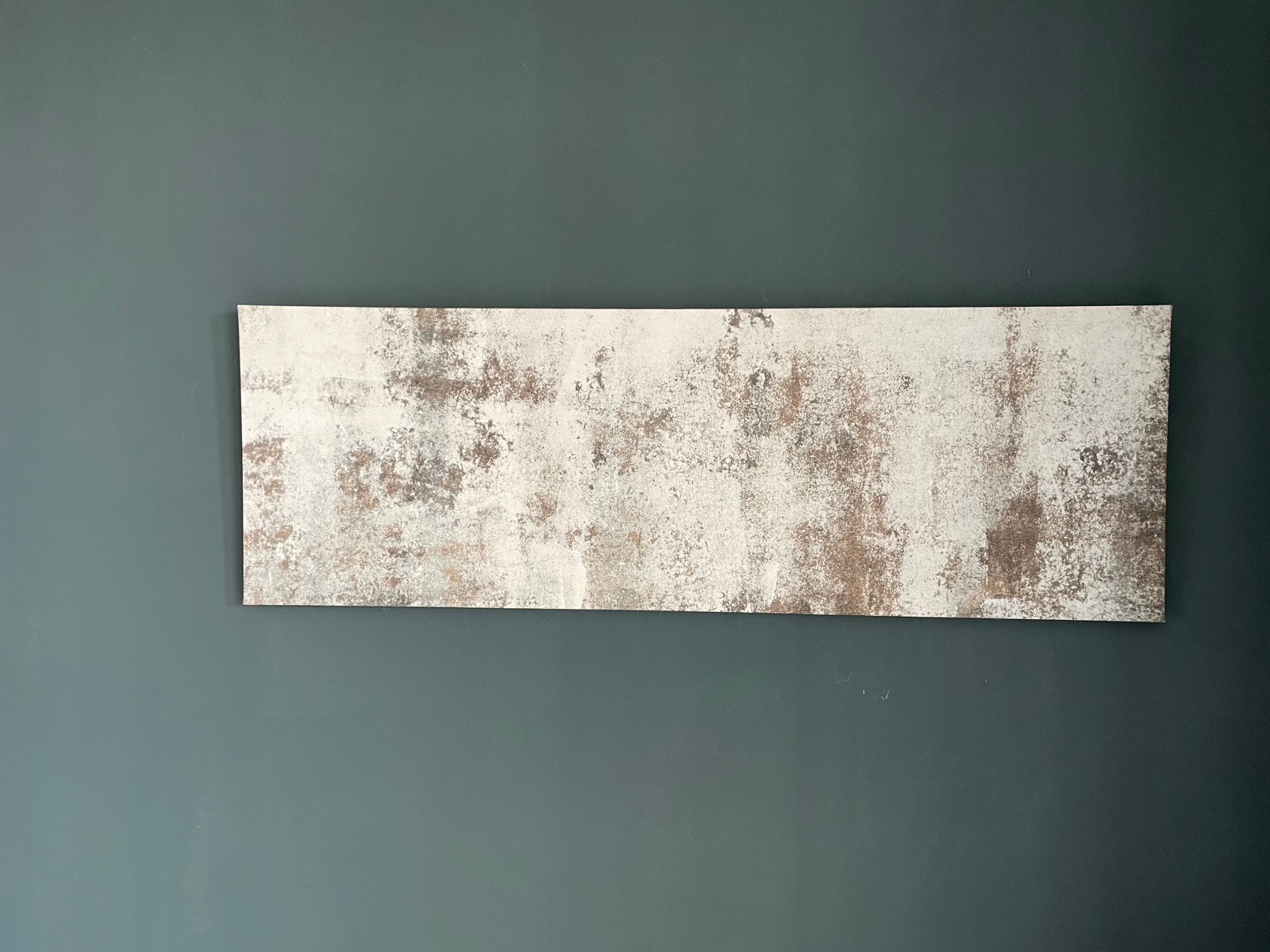 Abstract canvas wit grijs, Ophalen of Verzenden