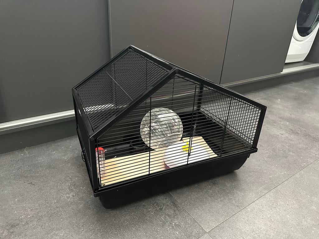 Hamsterkooi, Dieren en Toebehoren, Knaagdieren en Konijnen | Hokken en Kooien, Kooi, 60 tot 90 cm, Ophalen of Verzenden, Zo goed als nieuw