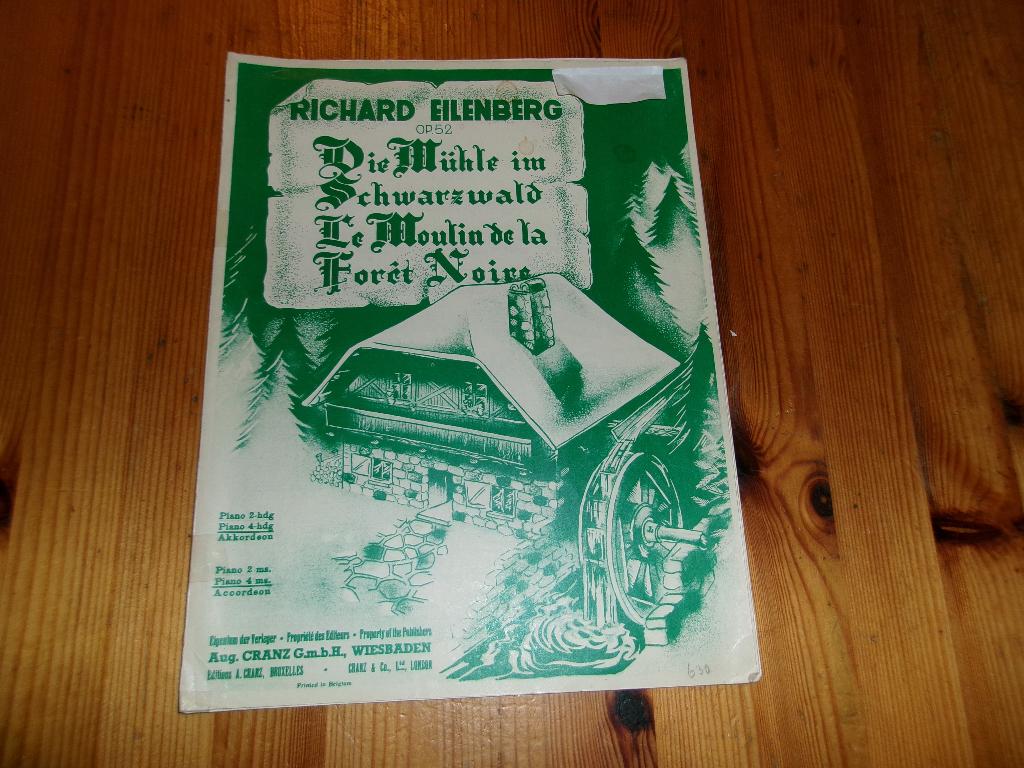 Richard Eilenberg - Die Muhle im Schwarzwald, Gebruikt, Ophalen of Verzenden, Artiest of Componist, Piano