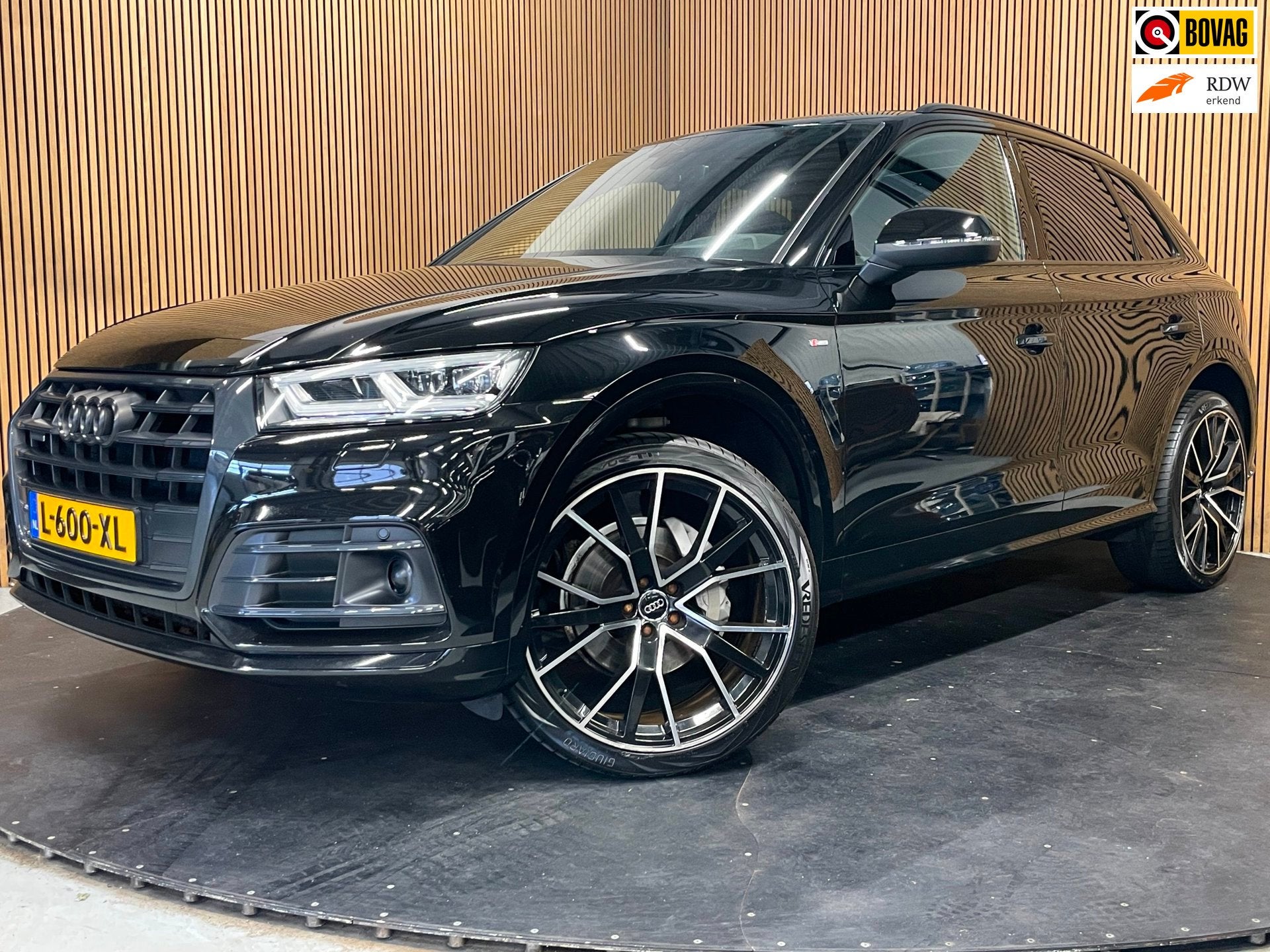 Audi Q5 2.0 TFSI Quattro|BLACK ED.|RS LEDER|ACC|PANO|HEAD-UP, Automaat, Gebruikt, 4 cilinders, Zwart