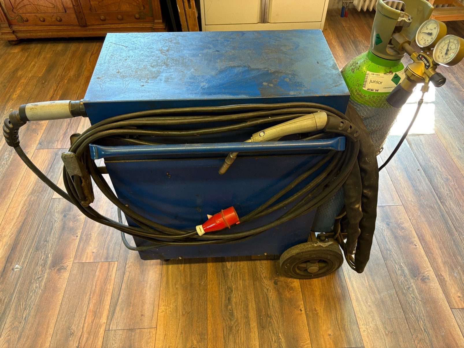 Las app. Messer griesheim met eigen fles 250 amp, Ophalen, Gebruikt, 250 ampère of meer, Co2