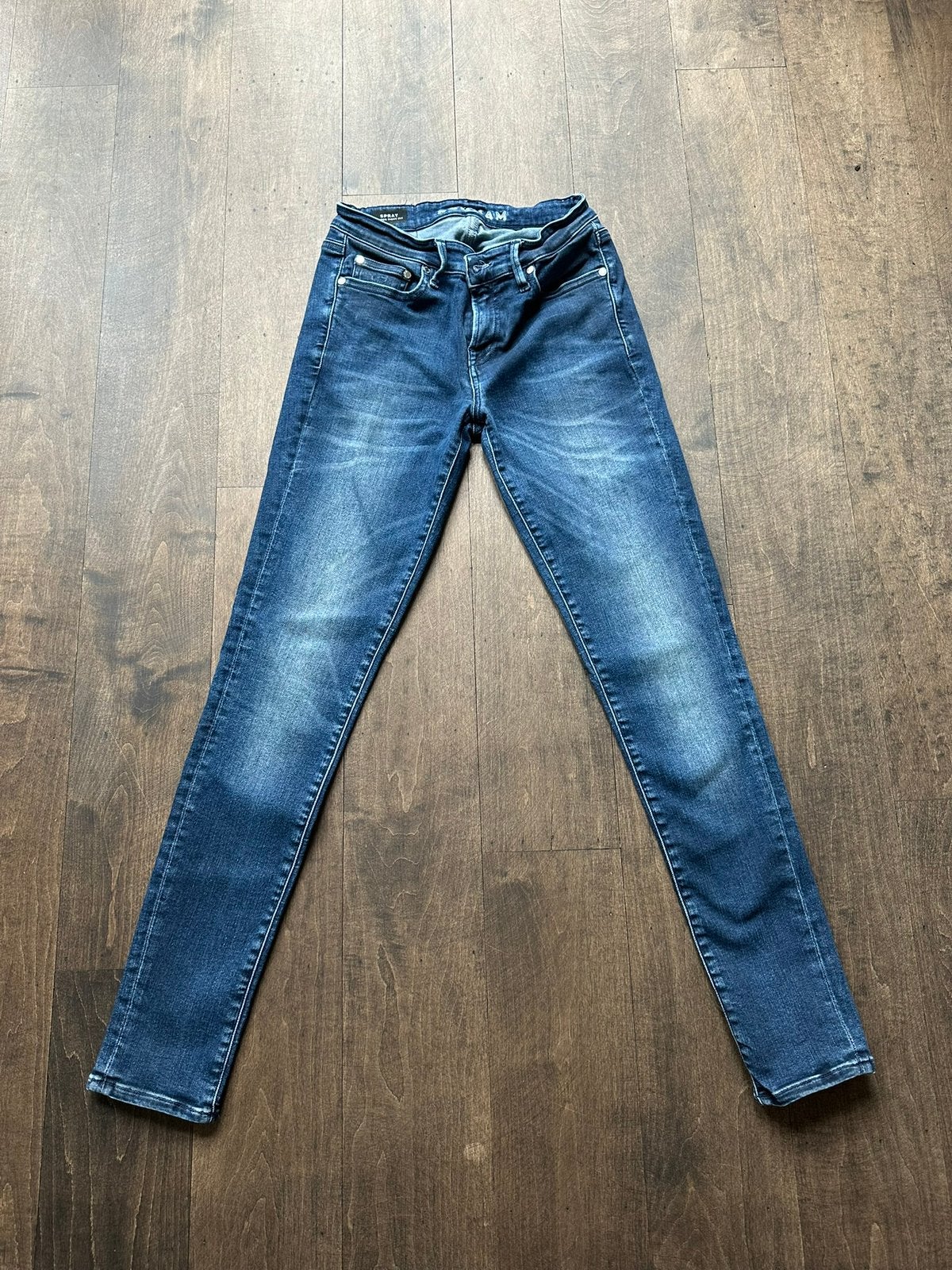 Denham spijkerbroek Spray blauw maat W26 L28 (31), Denham, Blauw, Ophalen of Verzenden, Zo goed als nieuw