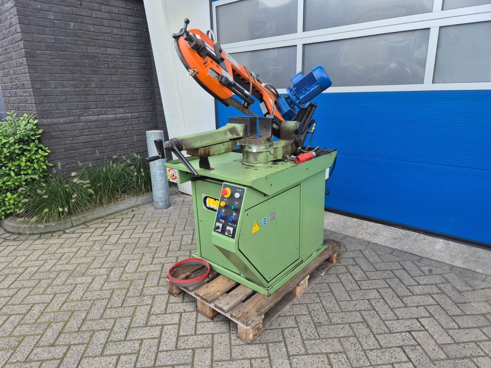 FMB CENTAURO Lintzaagmachine Hydraulische 380V nette staat!, Gebruikt, Info@bolkmachinehandel.nl, Ophalen of Verzenden, Afkortzaag
