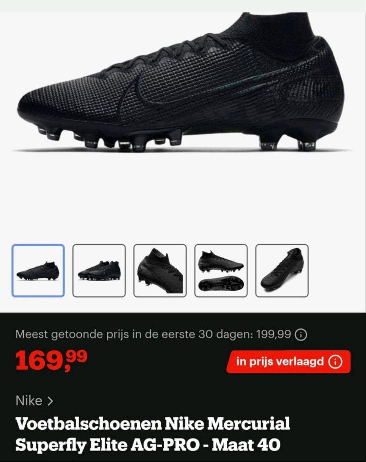 NIEUW Nike Mercurial Superfly 10 Elite AG-PRO Voetbalschoen, Maat XS of kleiner, Ophalen of Verzenden, Nieuw, Schoenen